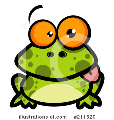 Royalty-Free (RF) Frog Clipart Illustration by Hit Toon - Stock Sample #211620