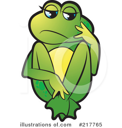 Royalty-Free (RF) Frog Clipart Illustration by Lal Perera - Stock Sample #217765