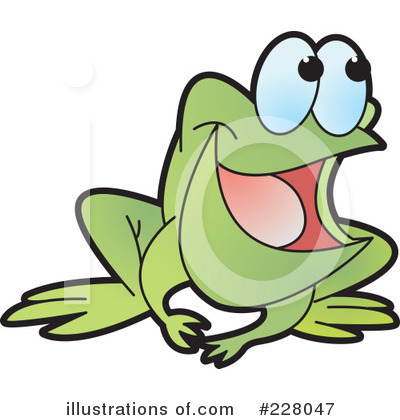 Royalty-Free (RF) Frog Clipart Illustration by Lal Perera - Stock Sample #228047