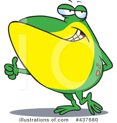 Royalty-Free (RF) Frog Clipart Illustration by toonaday - Stock Sample #437680