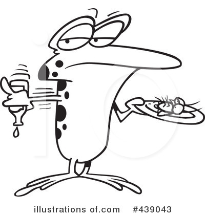 Royalty-Free (RF) Frog Clipart Illustration by toonaday - Stock Sample #439043