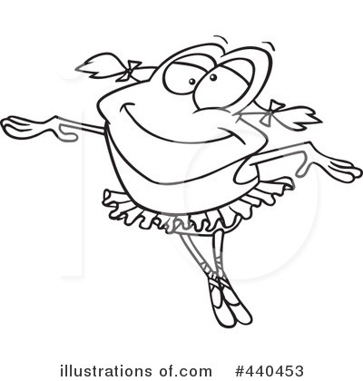 Ballerina Clipart #440453 by toonaday