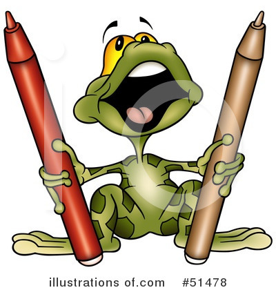Royalty-Free (RF) Frog Clipart Illustration by dero - Stock Sample #51478