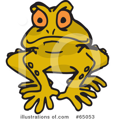 Royalty-Free (RF) Frog Clipart Illustration by Dennis Holmes Designs - Stock Sample #65053