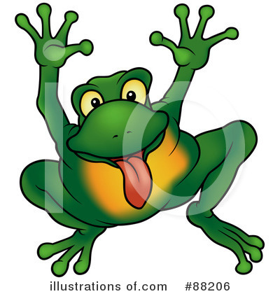 Royalty-Free (RF) Frog Clipart Illustration by dero - Stock Sample #88206