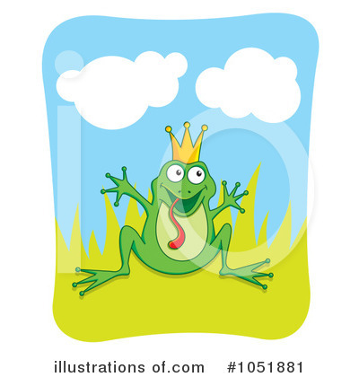 Royalty-Free (RF) Frog Prince Clipart Illustration by Any Vector - Stock Sample #1051881