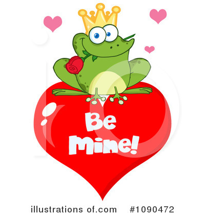 Royalty-Free (RF) Frog Prince Clipart Illustration by Hit Toon - Stock Sample #1090472