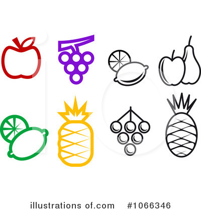 Royalty-Free (RF) Fruit Clipart Illustration by Vector Tradition SM - Stock Sample #1066346