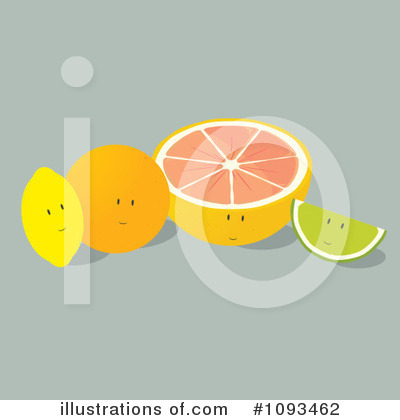 Grapefruit Clipart #1093462 by Randomway