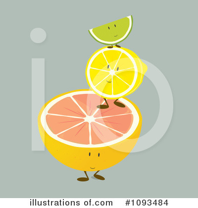 Grapefruit Clipart #1093484 by Randomway
