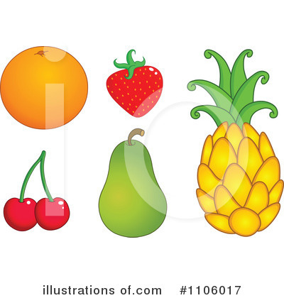 Royalty-Free (RF) Fruit Clipart Illustration by yayayoyo - Stock Sample #1106017