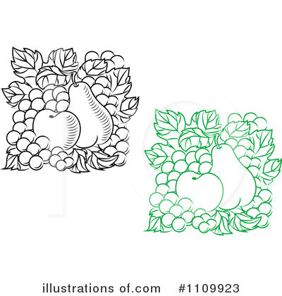 Royalty-Free (RF) Fruit Clipart Illustration by Vector Tradition SM - Stock Sample #1109923