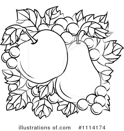 Royalty-Free (RF) Fruit Clipart Illustration by Vector Tradition SM - Stock Sample #1114174