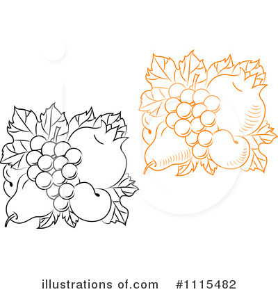 Royalty-Free (RF) Fruit Clipart Illustration by Vector Tradition SM - Stock Sample #1115482