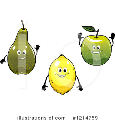 Royalty-Free (RF) Fruit Clipart Illustration by Vector Tradition SM - Stock Sample #1214759