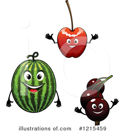Royalty-Free (RF) Fruit Clipart Illustration by Vector Tradition SM - Stock Sample #1215459