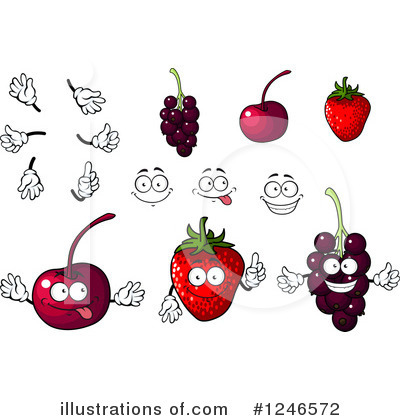 Royalty-Free (RF) Fruit Clipart Illustration by Vector Tradition SM - Stock Sample #1246572