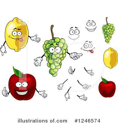 Royalty-Free (RF) Fruit Clipart Illustration by Vector Tradition SM - Stock Sample #1246574