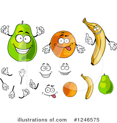Royalty-Free (RF) Fruit Clipart Illustration by Vector Tradition SM - Stock Sample #1246575