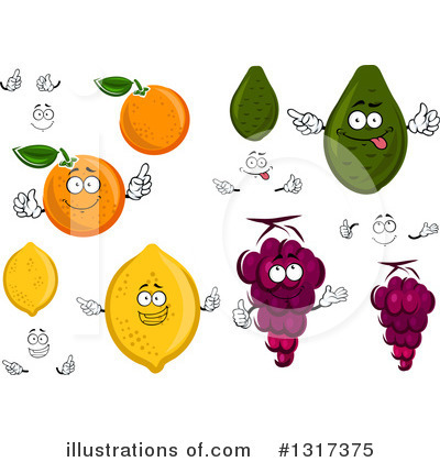 Royalty-Free (RF) Fruit Clipart Illustration by Vector Tradition SM - Stock Sample #1317375