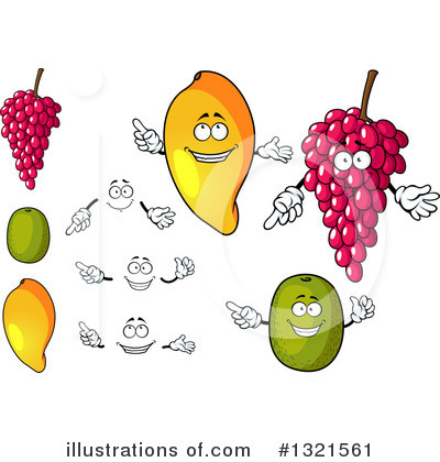 Royalty-Free (RF) Fruit Clipart Illustration by Vector Tradition SM - Stock Sample #1321561