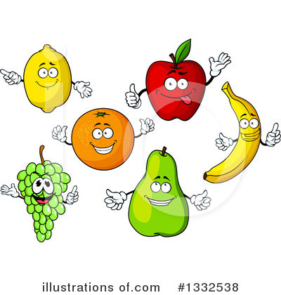 Royalty-Free (RF) Fruit Clipart Illustration by Vector Tradition SM - Stock Sample #1332538