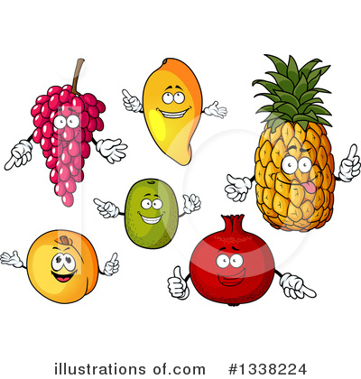 Royalty-Free (RF) Fruit Clipart Illustration by Vector Tradition SM - Stock Sample #1338224