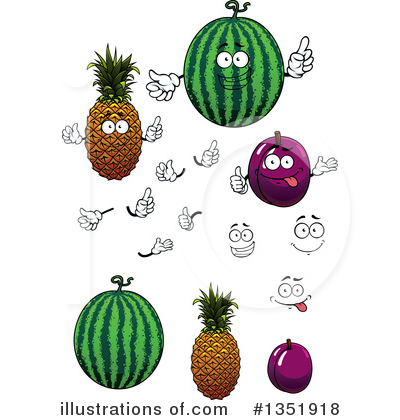 Royalty-Free (RF) Fruit Clipart Illustration by Vector Tradition SM - Stock Sample #1351918