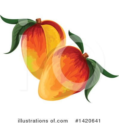 Mango Clipart #1420641 by Vector Tradition SM
