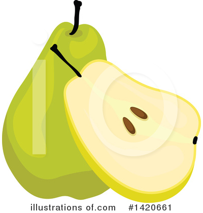 Royalty-Free (RF) Fruit Clipart Illustration by Vector Tradition SM - Stock Sample #1420661