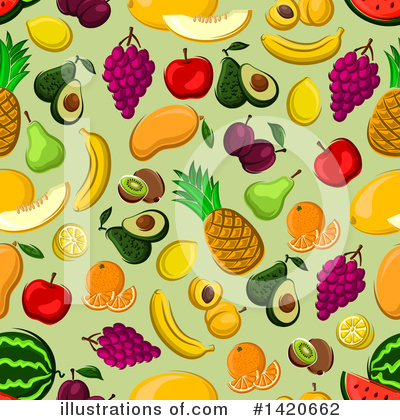 Royalty-Free (RF) Fruit Clipart Illustration by Vector Tradition SM - Stock Sample #1420662