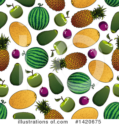 Royalty-Free (RF) Fruit Clipart Illustration by Vector Tradition SM - Stock Sample #1420675