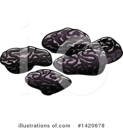 Raisins Clipart #1420678 by Vector Tradition SM