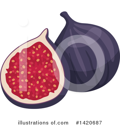 Fig Clipart #1420687 by Vector Tradition SM