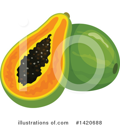 Royalty-Free (RF) Fruit Clipart Illustration by Vector Tradition SM - Stock Sample #1420688