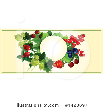 Blueberries Clipart #1420697 by Vector Tradition SM