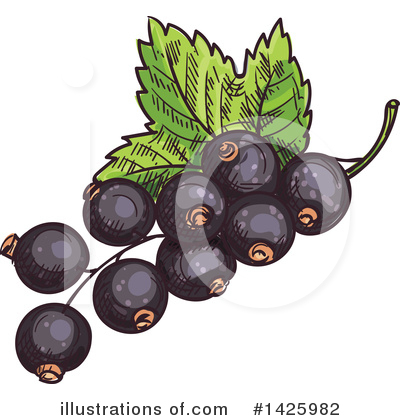 Black Currants Clipart #1425982 by Vector Tradition SM