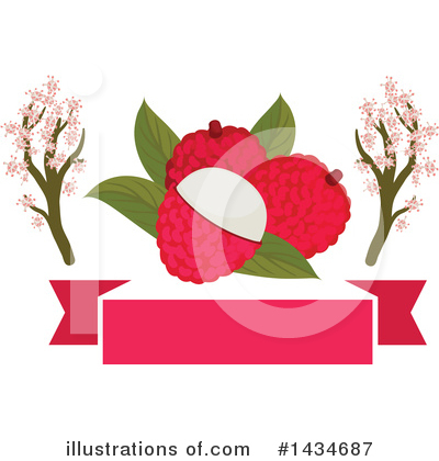 Blossoms Clipart #1434687 by Vector Tradition SM