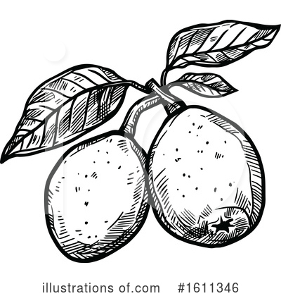 Royalty-Free (RF) Fruit Clipart Illustration by Vector Tradition SM - Stock Sample #1611346