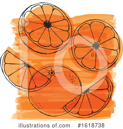 Oranges Clipart #1618738 by Cherie Reve