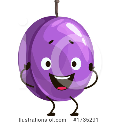 Plum Clipart #1735291 by Vector Tradition SM