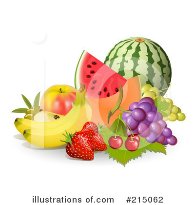 Watermelon Clipart #215062 by Oligo