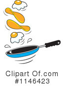 Frying Pan Clipart #1146423 by Johnny Sajem