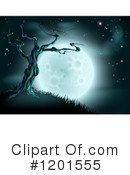 Full Moon Clipart #1201555 by AtStockIllustration