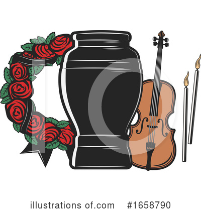 Royalty-Free (RF) Funeral Clipart Illustration by Vector Tradition SM - Stock Sample #1658790