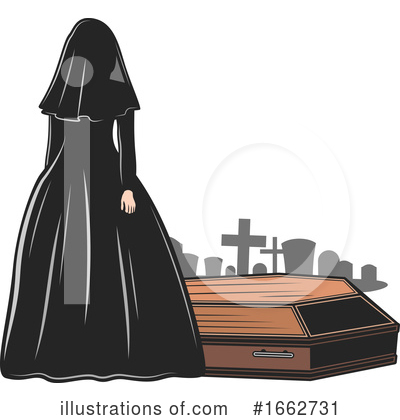 Coffin Clipart #1662731 by Vector Tradition SM