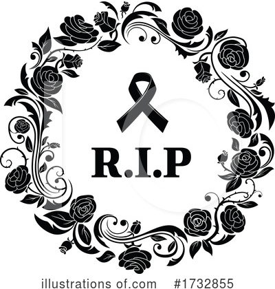 Royalty-Free (RF) Funeral Clipart Illustration by Vector Tradition SM - Stock Sample #1732855
