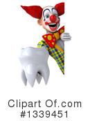 Funky Clown Clipart #1339451 by Julos