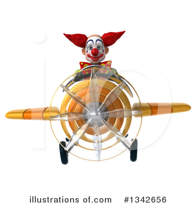 Funky Clown Clipart #1342656 by Julos