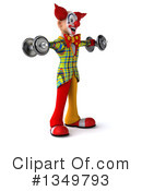 Funky Clown Clipart #1349793 by Julos